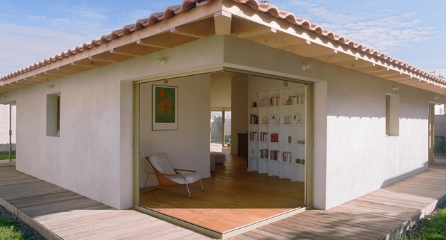 无‘墙角’之家 / Benoit Rotteleur Architecte - 建筑图, 独立住宅, 门