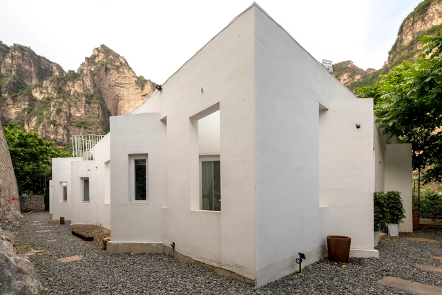 野三坡私人度假住宅 / 帕姆建筑  - 建筑图, 独立住宅, 门
