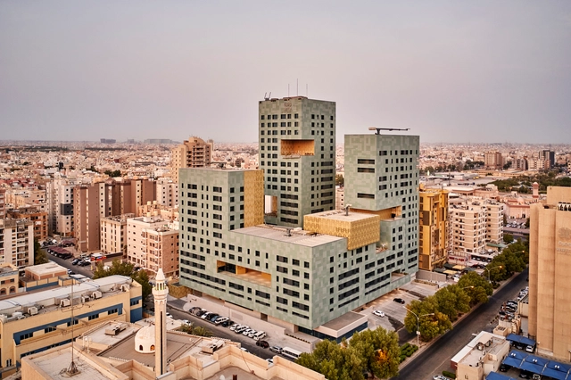 Edificio de viviendas Wafra Living / AGi Architects - Fotografía exterior, Apartamentos
