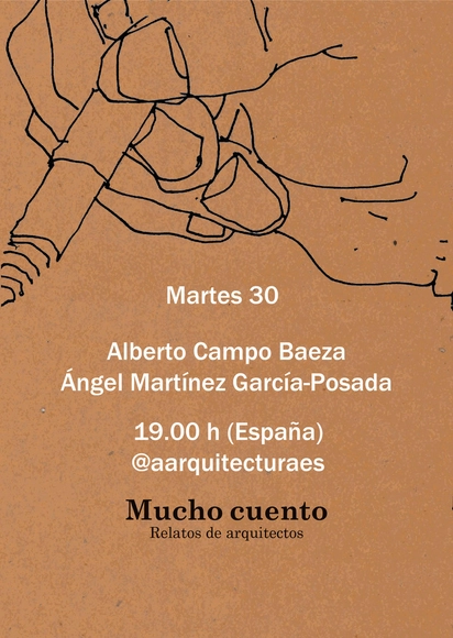 Presentación relatos Mucho Cuento. Alberto Campo Baeza y Ángel Martínez García-Posadas - Imagen Principal