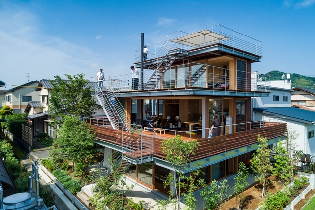 向上爬，城堡之屋 / 手塚建筑研究所 - 建筑图, 独立住宅