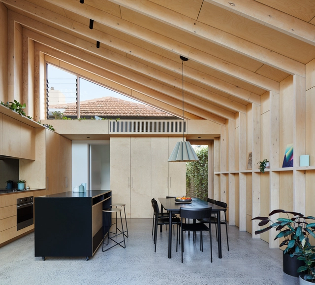 Anexo Casa Brunswick Bush Shack / Sarah Kahn Architect - Fotografia de Interiores, Ampliação, Cozinha, Cadeira