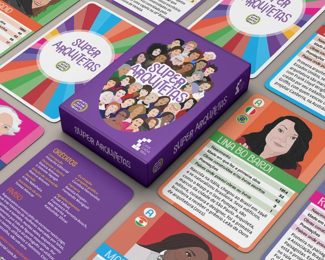 SuperArquitetas: jogo de cartas traz a história de 34 mulheres  - Imagem de Destaque