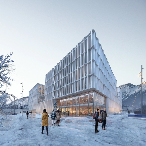 Henning Larsen 为因斯布鲁克设计新大学建筑 - 主图