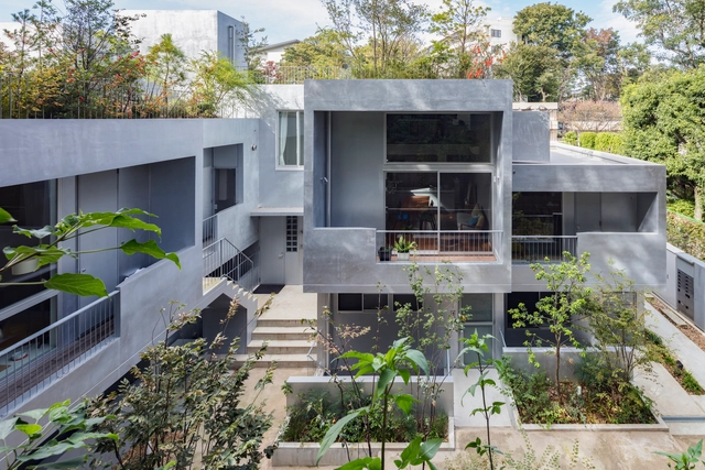 二子玉露台集体住宅 / 奥野公章建筑设计室 - 建筑图, 共享生活