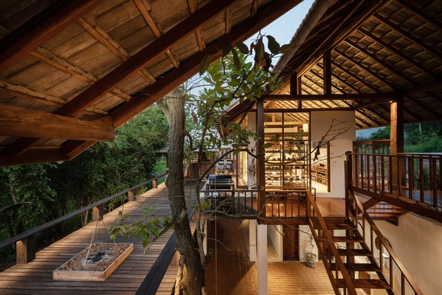 Casa y estudio Khiankhai / Sher Maker - Fotografía interior, Casas, Fijación Vigas