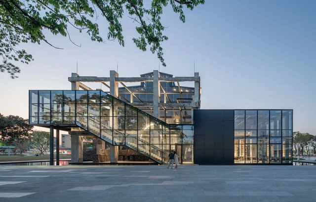 沙井村民大厅 / 趣城工作室 - 建筑图, 展陈建筑, 表皮