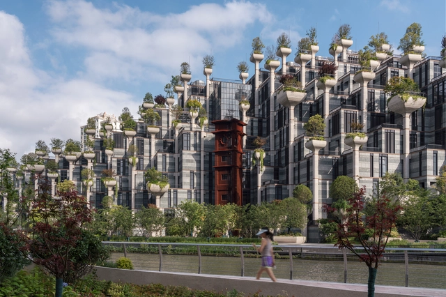 Primeira etapa do projeto "1,000 Trees" do Heatherwick Studio é inaugurada em Xangai - Imagem de Destaque