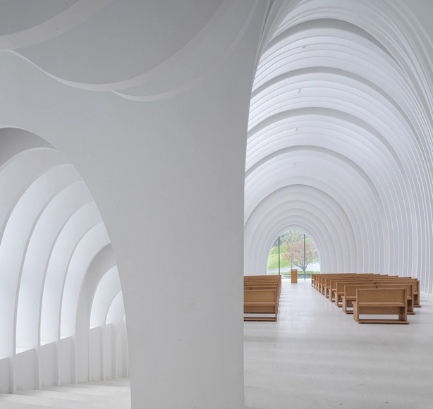 青岛藏马山月空礼堂 / 庄子玉工作室 - 室内图, 教堂