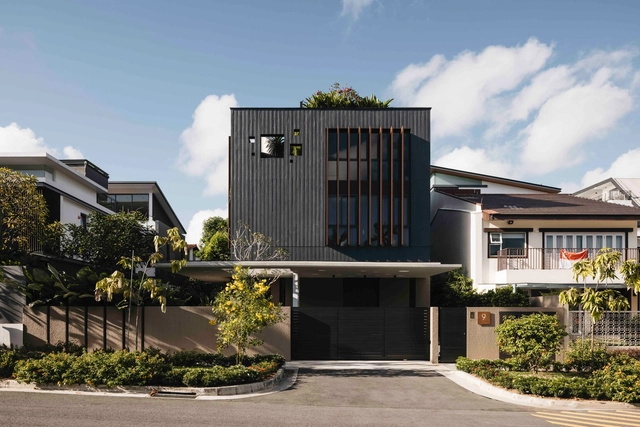 Casa perforada / AR43 Architects - Fotografía exterior, Casas