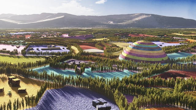 五彩马赛克山谷，MVRDV 公布‘亚美尼亚规划’方案 - 主图