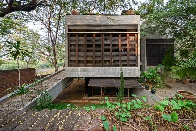 Boathouse / Architectonica Procreate - Exterior Photography, Arts & Architecture, Garden, Facade, Chair