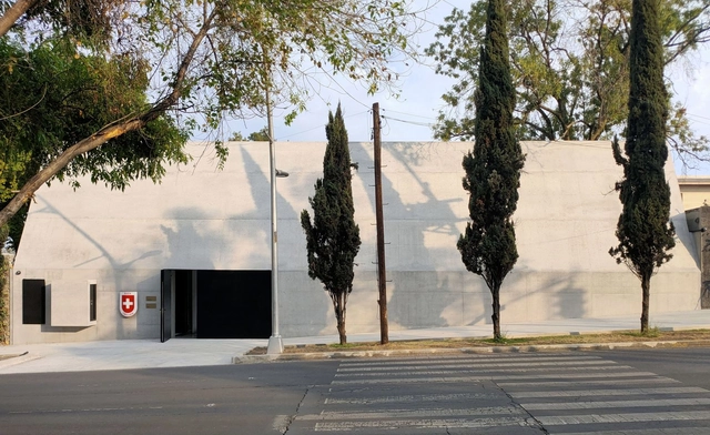 墨西哥瑞士大使官邸 / Fruehauf, Henry & Viladoms + BlancasMoran - 建筑图, 大使馆