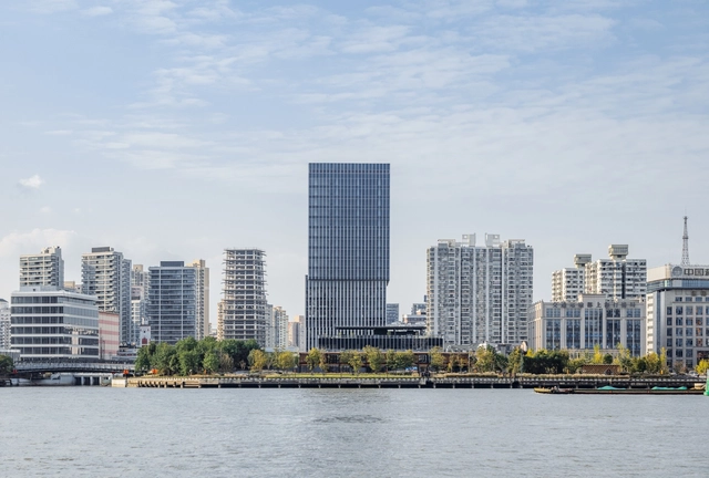 上海中企滨江智慧广场 / HPP建筑事务所 - 建筑图, 混合用途建筑