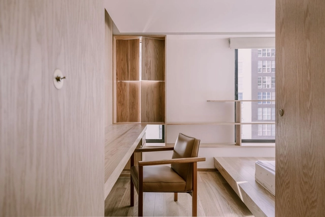 Departamento Zurich / t-unoauno + arqaz arquitectura - Fotografía interior, Renovación, Dormitorio, Fachada, Puerta, Mesas, Sillas