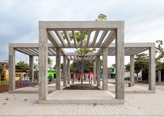 Parque público Acaponeta   / CCA | Bernardo Quinzaños  - Fotografía exterior, Parque, Fachada