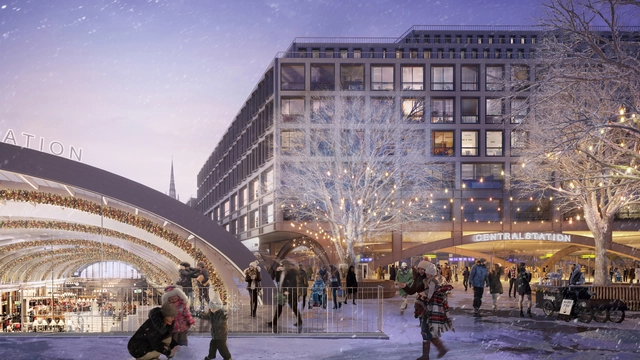 Foster + Partners vence concurso para estação central de Estocolmo - Imagem de Destaque