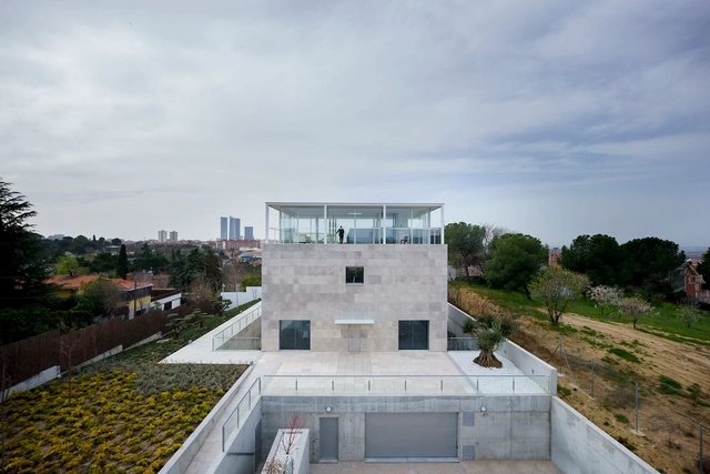 Casa Rotonda / Alberto Campo Baeza - Fotografía exterior, Casas, Jardín, Fachada