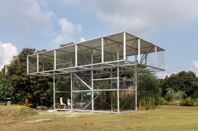 Pavilhão Ágora Verde / Spatial Anatomy - Fotografia de Exterior, Comunitário, Fachada