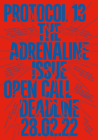Open Call: PROTOCOL 13 – THE ADRENALINE ISSUE - Featured Image