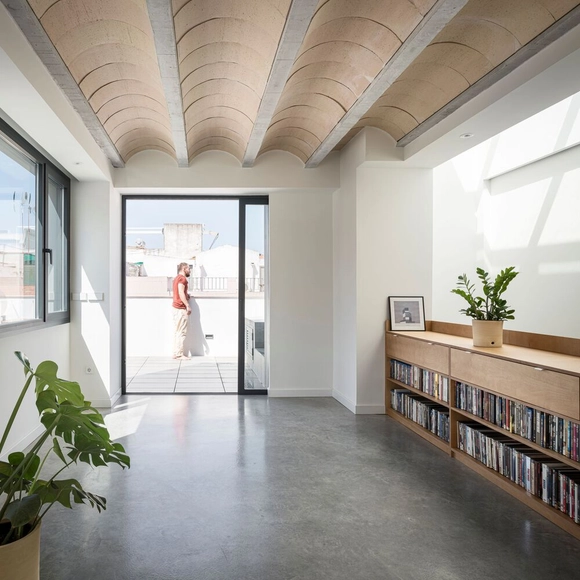 Casa para Aitor / Arquitectura a Contrapelo - Fotografía interior, Casas, Fijación Vigas, Fachada