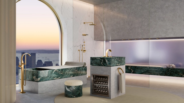 A Modern Personal Retreat: Material Compositions for the Bathroom - Featured Image