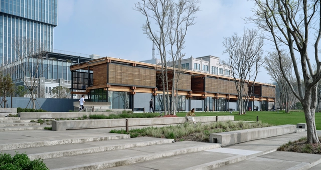 Ren Ren Exhibition Hall / TJAD Original Design Studio - Exterior Photography, Exhibition Center, Facade