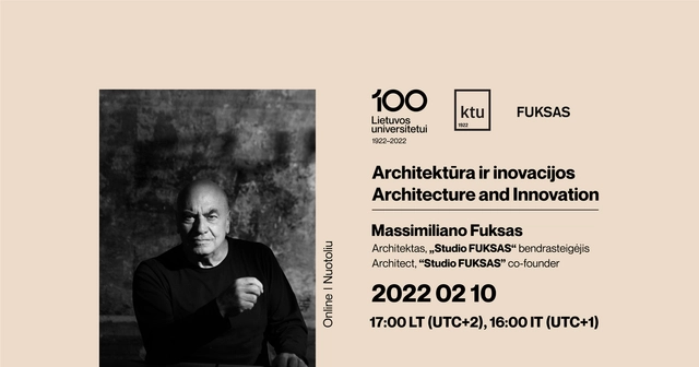 Open online lecture of the world-renowned architect Massimiliano Fuksas - Featured Image