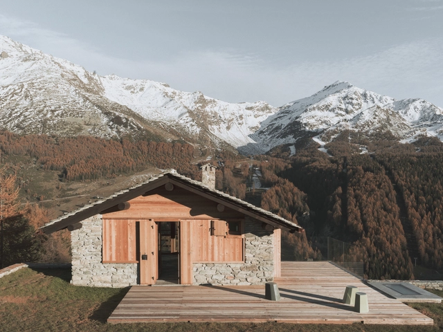 Casa Baita MV Madesimo / Luconi architetti associati - Fotografía exterior, Casas