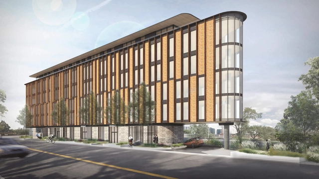 Toronto’s Leaside Innovation Centre Will be the First Mass Timber Flatiron Building in Canada - Featured Image