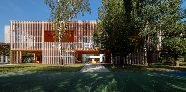 Vizafogó Kindergarten Budapest / Archikon Architects - Exterior Photography, Extension