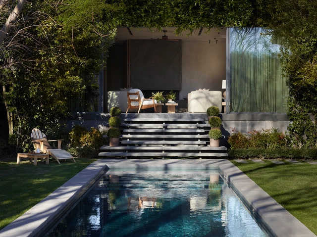 E Poolhouse / Habif Architects - Exterior Photography, House Interiors, Stairs