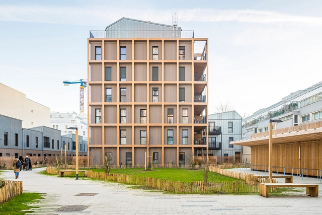 Jaurès Petit 住宅，停车楼改建而成的生态公寓 / archi5 - 建筑图, 细部