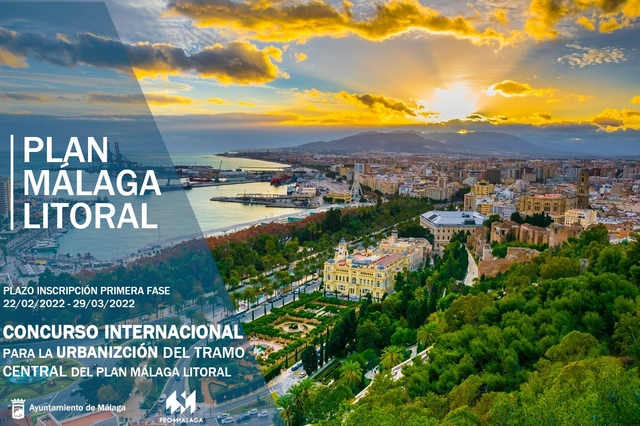 Concurso Internacional de Ideas para la Urbanización del Tramo Central del Plan Málaga Litoral - Imagen Principal