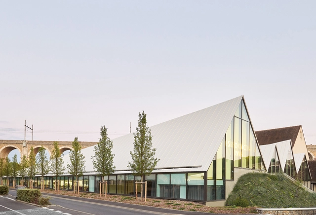 Media Library Les Sources Vives / MU Architecture - Exterior Photography, Library, Facade