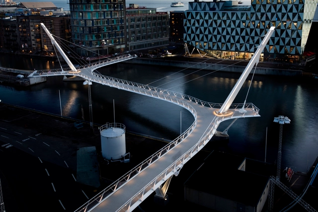 Varvsbron Dockyard 大桥 / Ramboll - 室内图, 人行桥