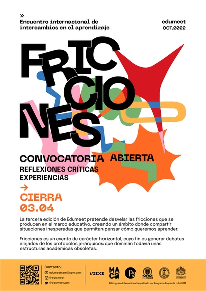 EDUMEET FRICCIONES 2022 - Encuentro internacional de intercambios en el aprendizaje: Convocatoria abierta - Imagen Principal