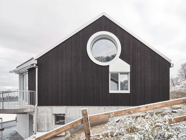施派歇‘五边形’住宅 / Dario Wohler Architects - 建筑图, 独立住宅
