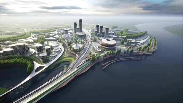 Zaha Hadid Architects projeta cidade "ciber-urbana" no metaverso - Imagem de Destaque