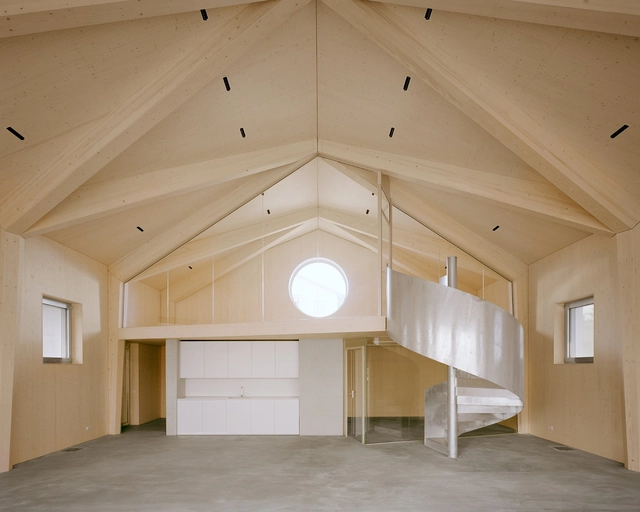 Conversion of Former Fire Station Building / Dario Wohler Architects - Interior Photography, Renovation, Beam, Facade