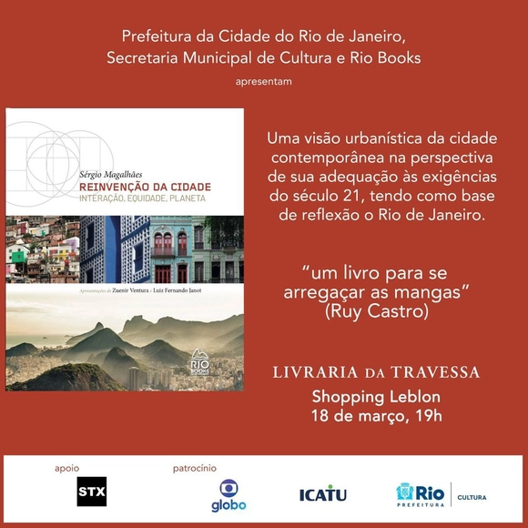 Arquiteto e urbanista Sérgio Magalhães lança seu novo livro no Rio de Janeiro - Imagem de Destaque