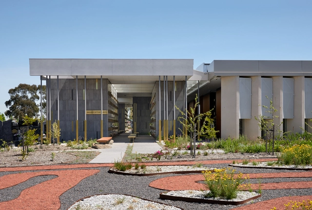 Gallery of the Saints Mausoleum Extension / BENT Architecture - Exterior Photography, Crypts & Mausoleums, Facade, Door