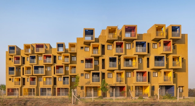 STUDIOS 90 住宅楼 / Sanjay Puri Architects - 建筑图, 居住建筑, 表皮