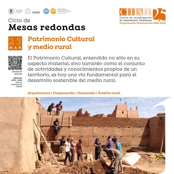 Mesas Redondas CIAT 25: Patrimonio Cultural y medio rural - Imagen Principal