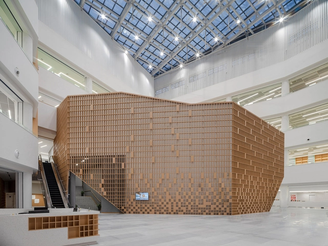 张家口图书馆 / 北京天作空间设计公司 + 清尚设计院 - 室内图, 文化建筑室内设计, 表皮