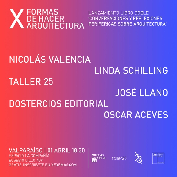 Lanzamiento en Valparaíso de ‘XFORMAS: Conversaciones y reflexiones periféricas sobre arquitectura’ - Imagen Principal
