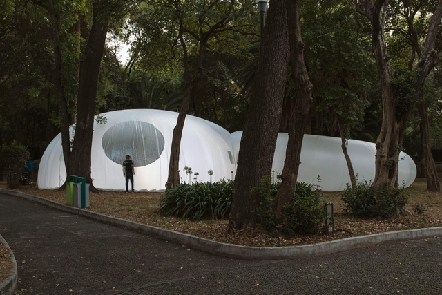 Plastique Fantastique apresenta a instalação "Burbujas Efímeras" na Cidade do México - Imagem de Destaque