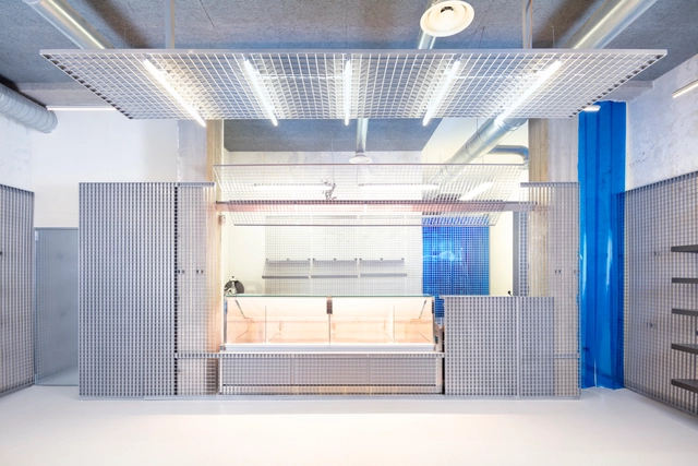 Pizzicarola 杂货店 / Supervoid - 室内图, 杂货店, 表皮, 梁, 门