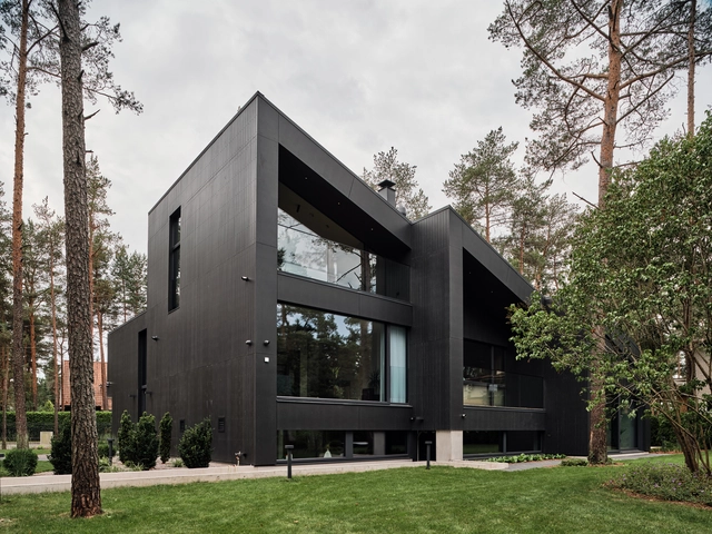 Casa para una familia y sus bicicletas / AZIA Arhitektid - Fotografía exterior, Casas, Fachada