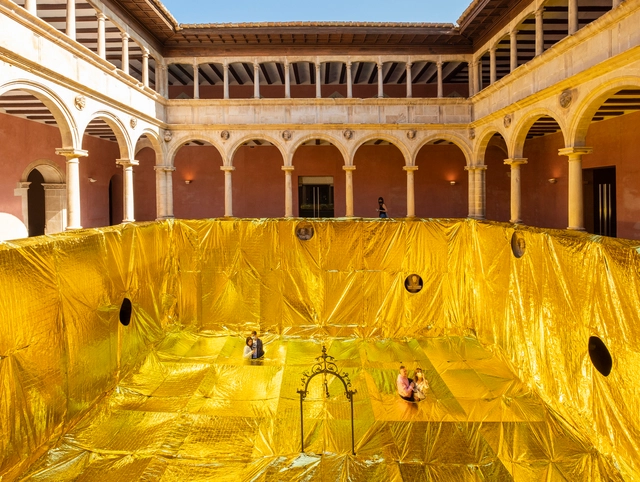 掘金者装置 / Nicola Baldassarre + Salvatore Dentamaro + Francesco Di Salvo + Ilyass Erraklaouy - 室内图, 展陈装置, 表皮, 拱, 拱廊